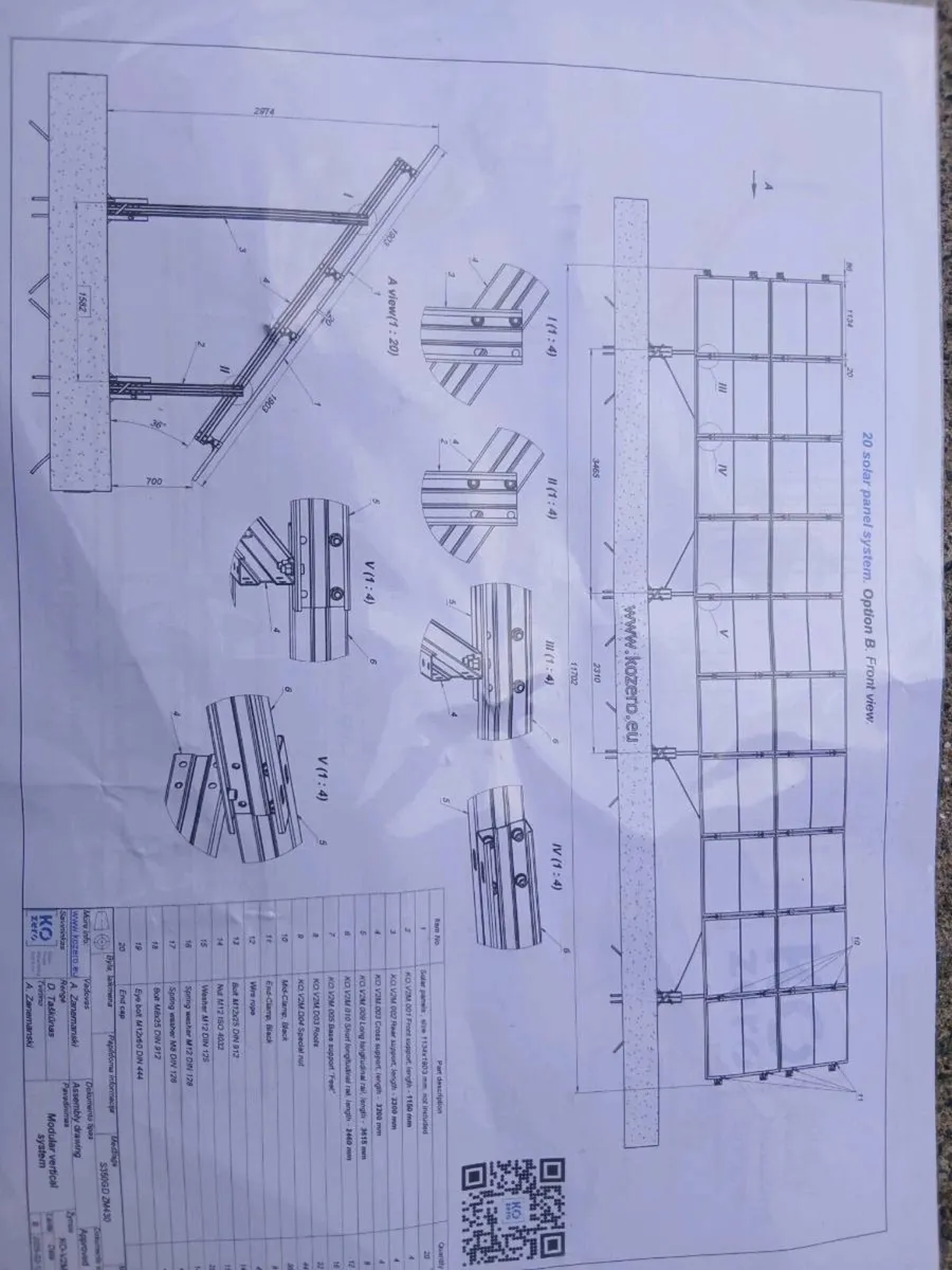 Brand new solar ground mounting DIY kit 20 panels - Image 1