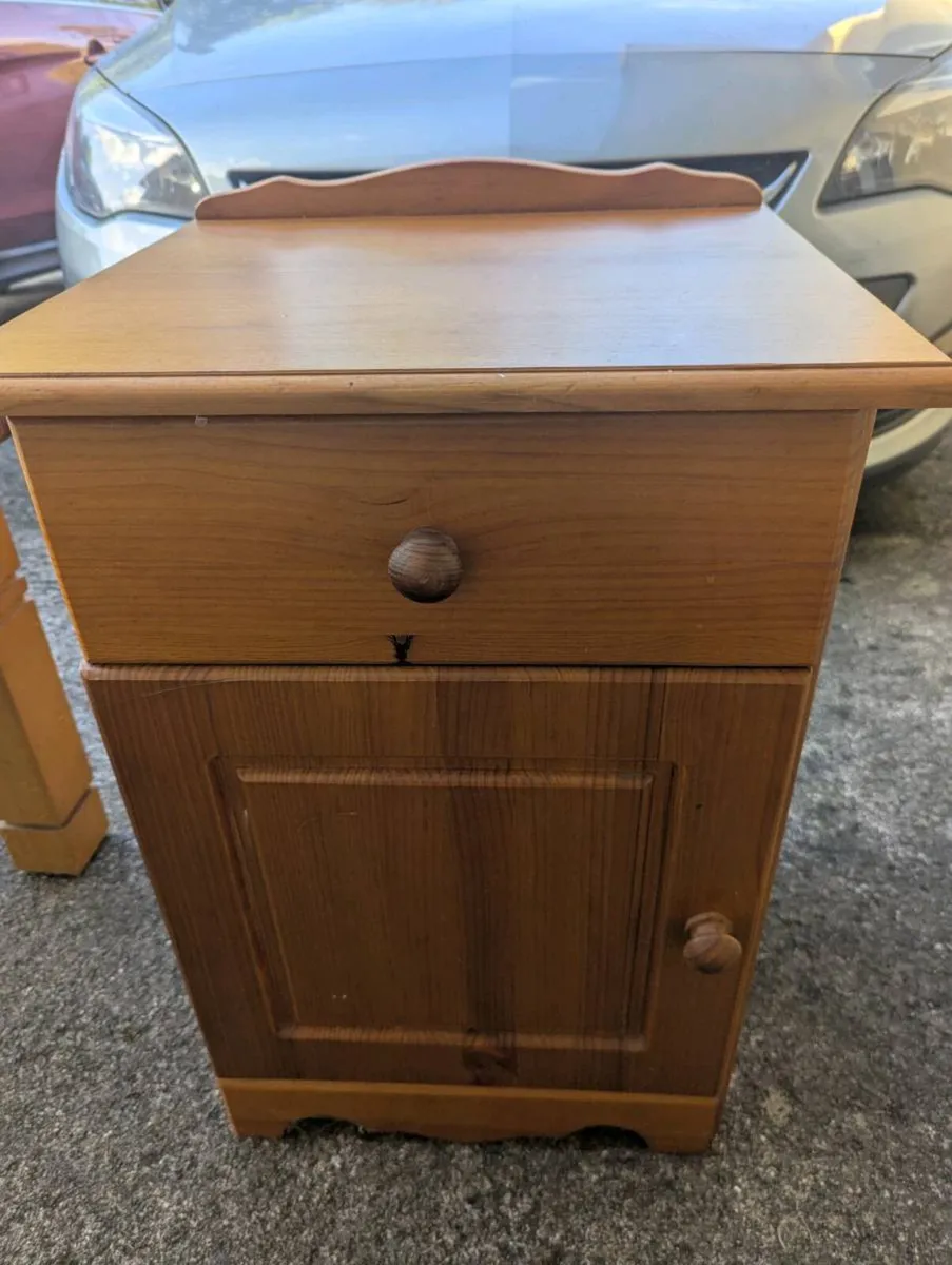 Solid Pine Bedside Locker / Nightstand