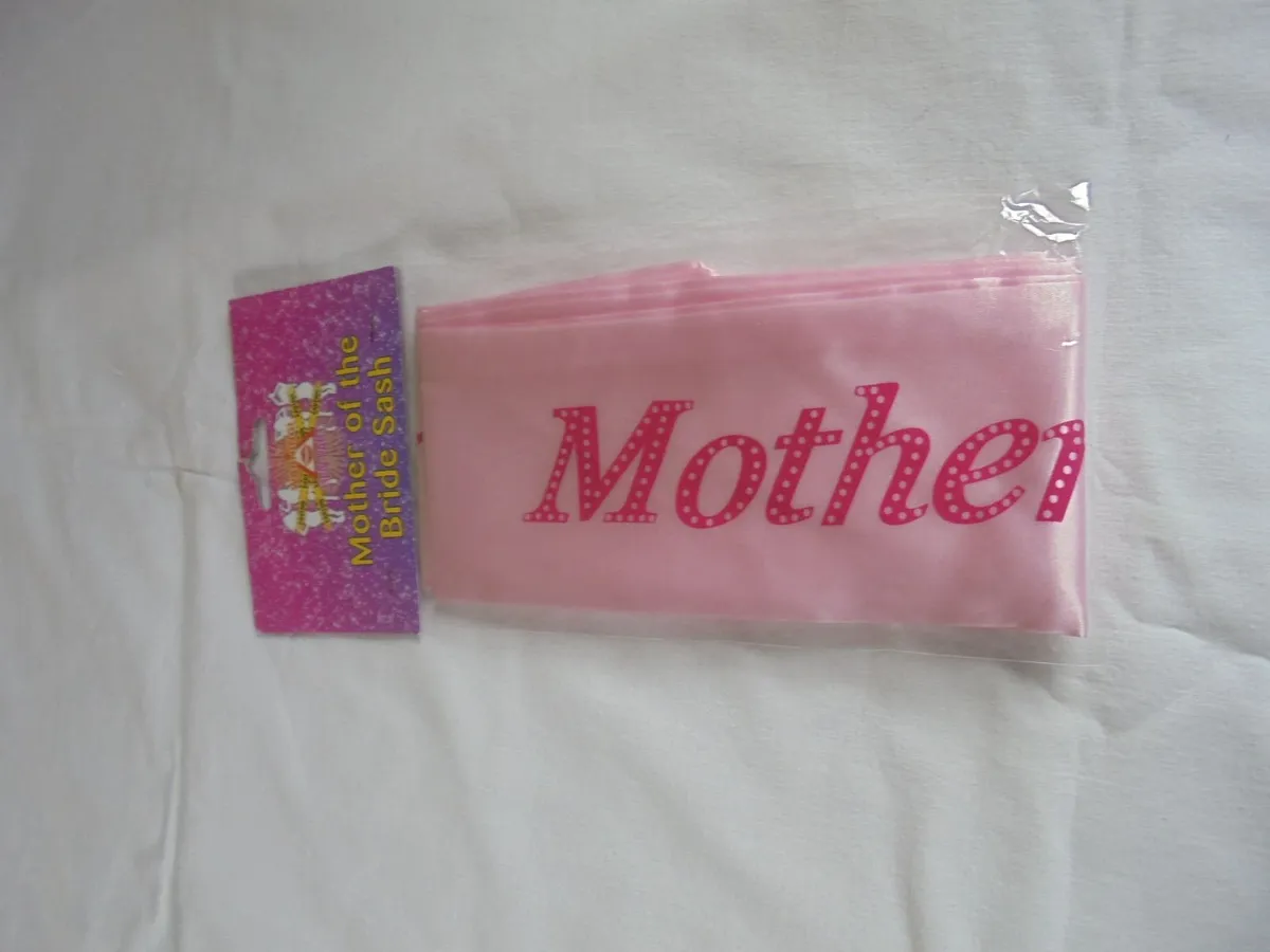 Mother of the Bride Sash for Sale - Image 1