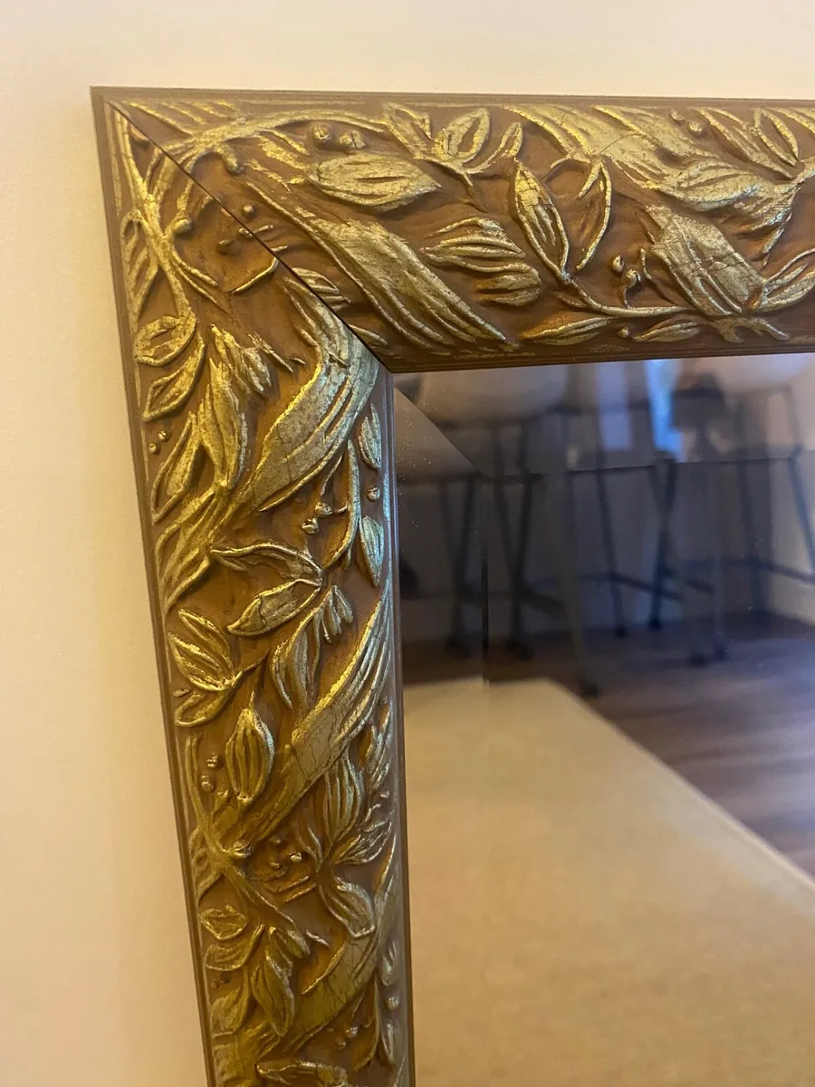 Ornate gilded mirror - Image 3