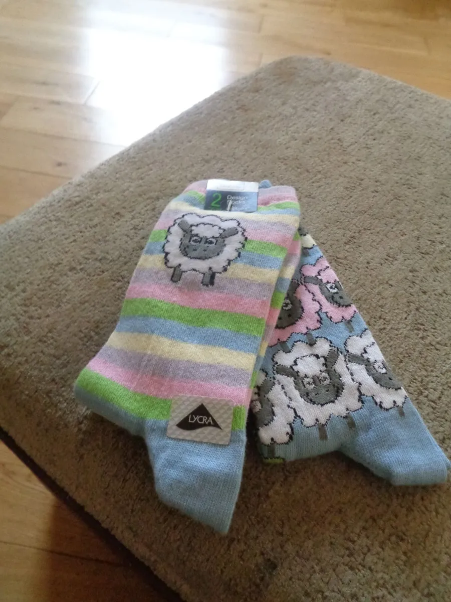 Ladies Novelty Ankle Socks for Sale - Image 1