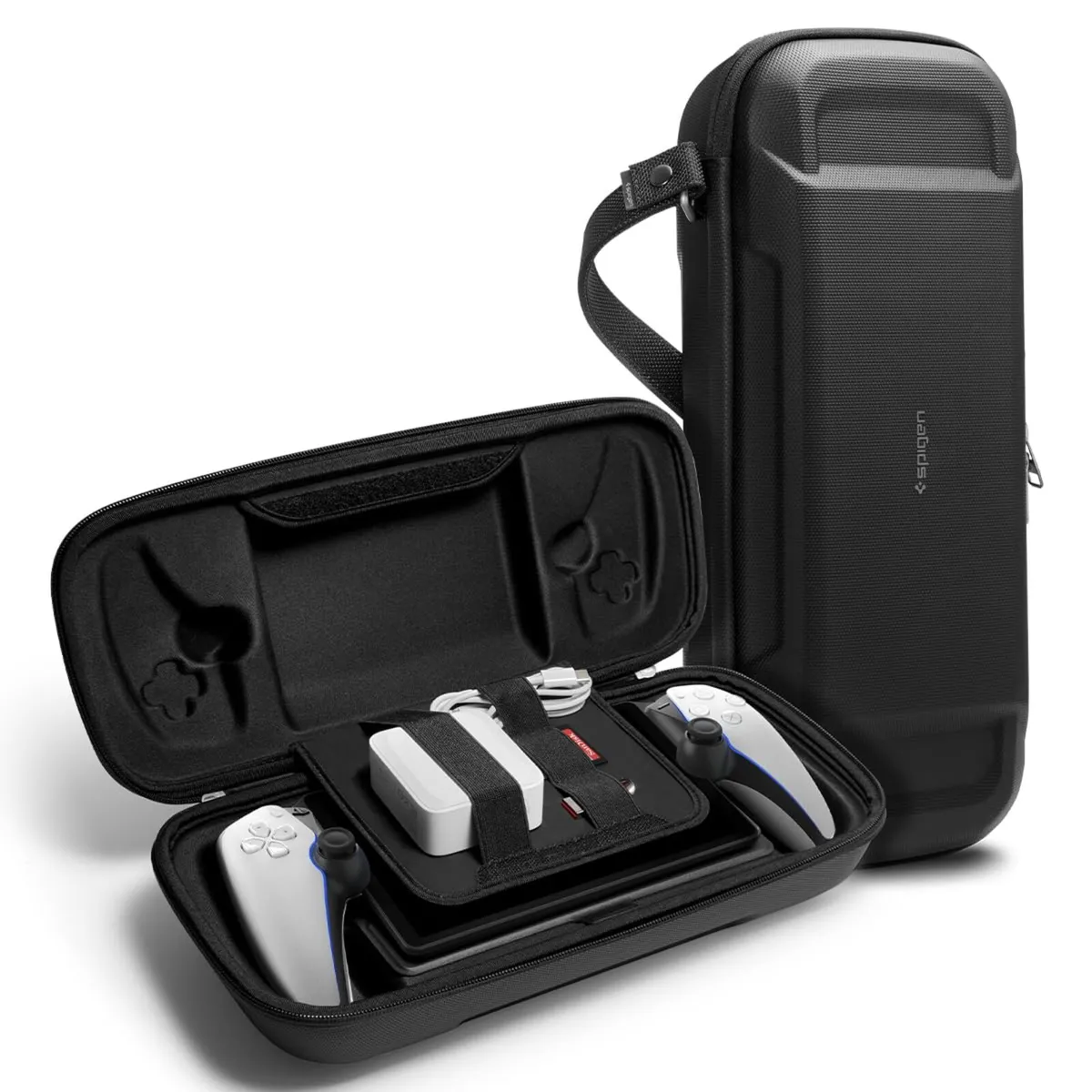 Playstation Portal Midnight Black with Spigen Case - Image 2