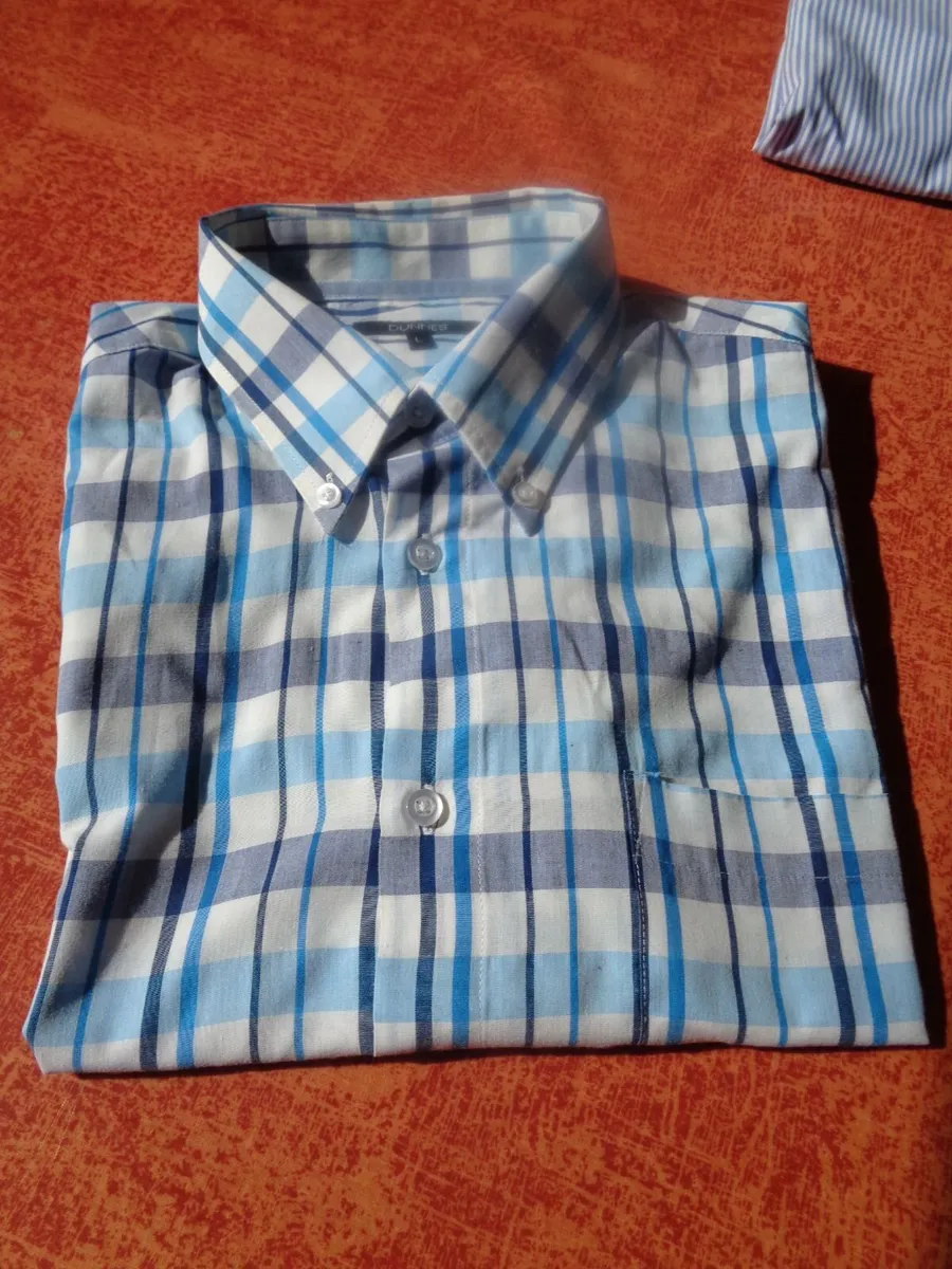 Mens Short Sleeved Cotton Shirt for Sale - Image 1