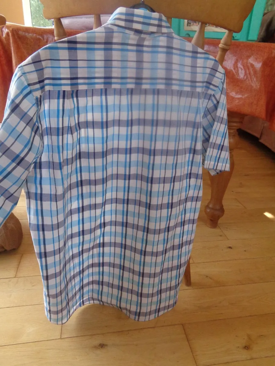 Mens Short Sleeved Cotton Shirt for Sale - Image 2