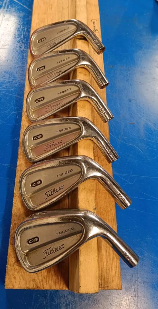 Titleist CB 710 iron heads 4 to 9 - Image 1