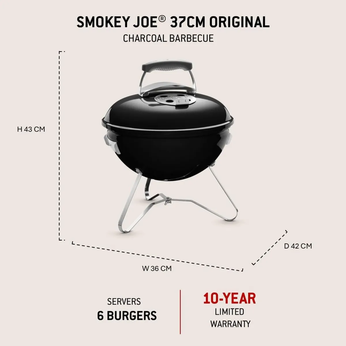 Smokey Joe Barbecue Portable Design - Image 3