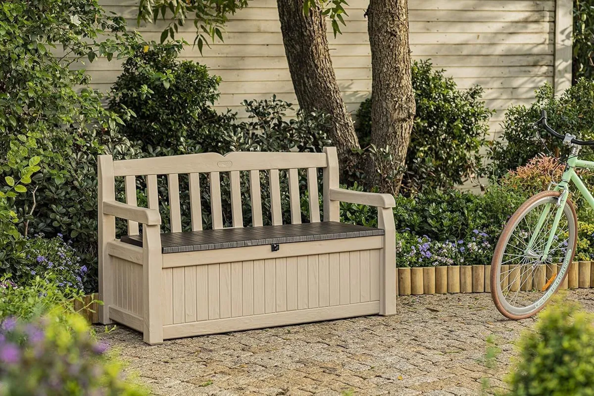 Bench 265L Outdoor 60% Recycled Garden Furniture - Image 2