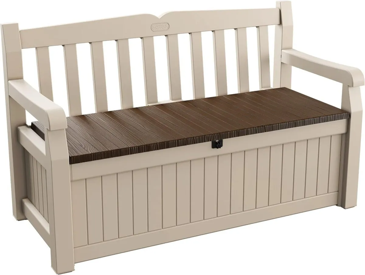 Bench 265L Outdoor 60% Recycled Garden Furniture - Image 1