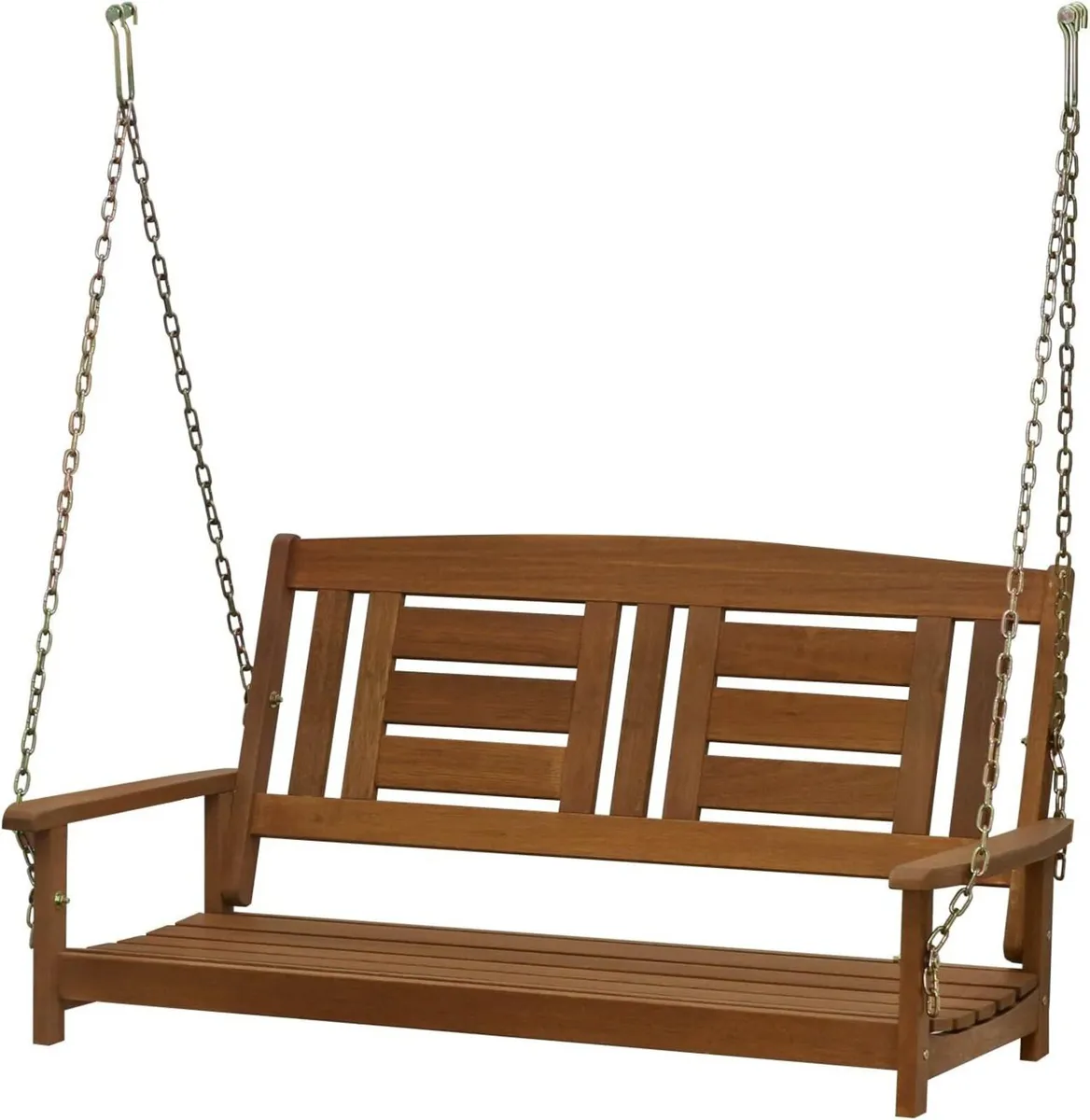Tioman Porch Swing Outdoor Hanging Wooden - Image 1