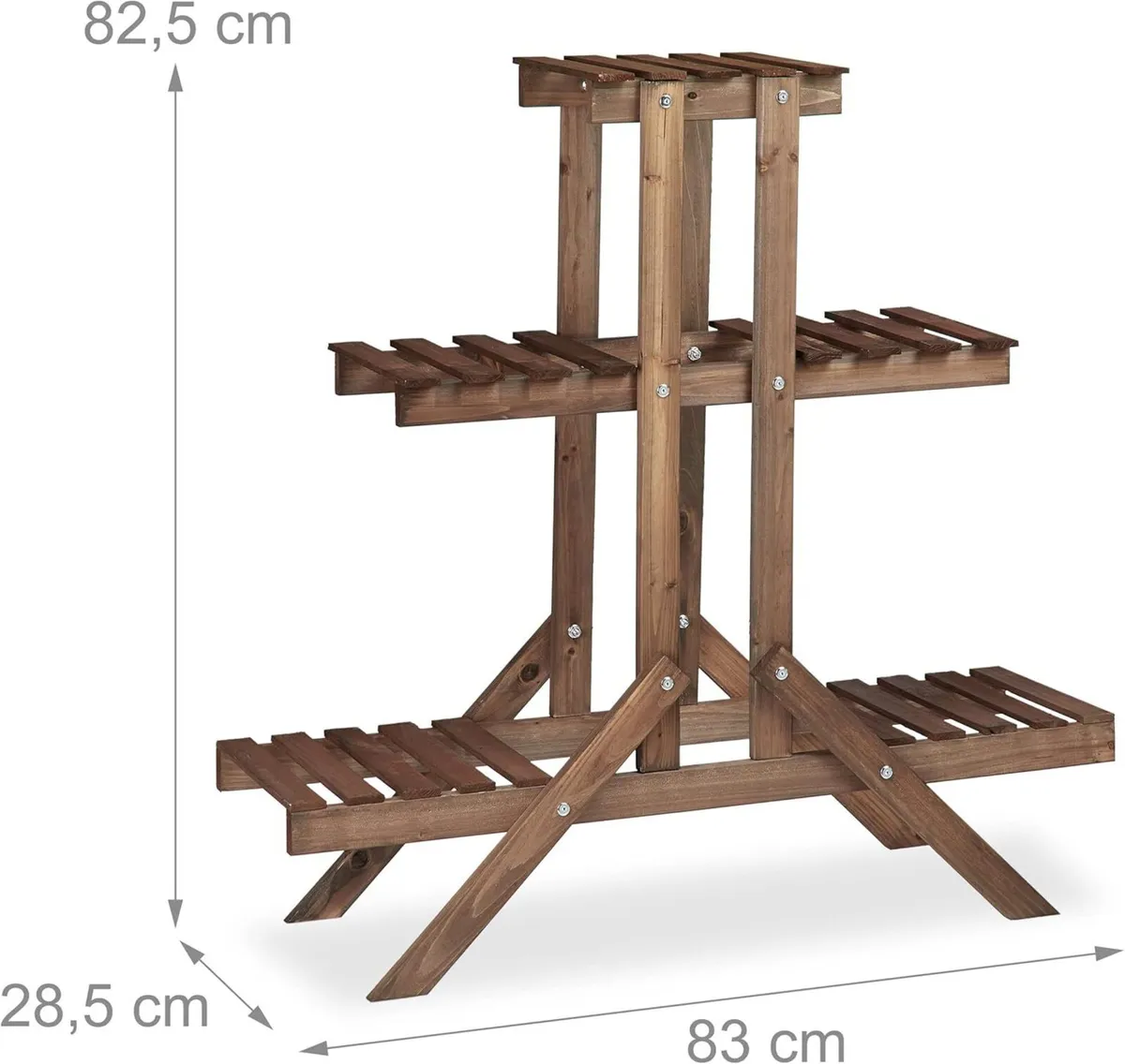 2x Plant Stand Set Flower Rack Shelf Tiered - Image 4