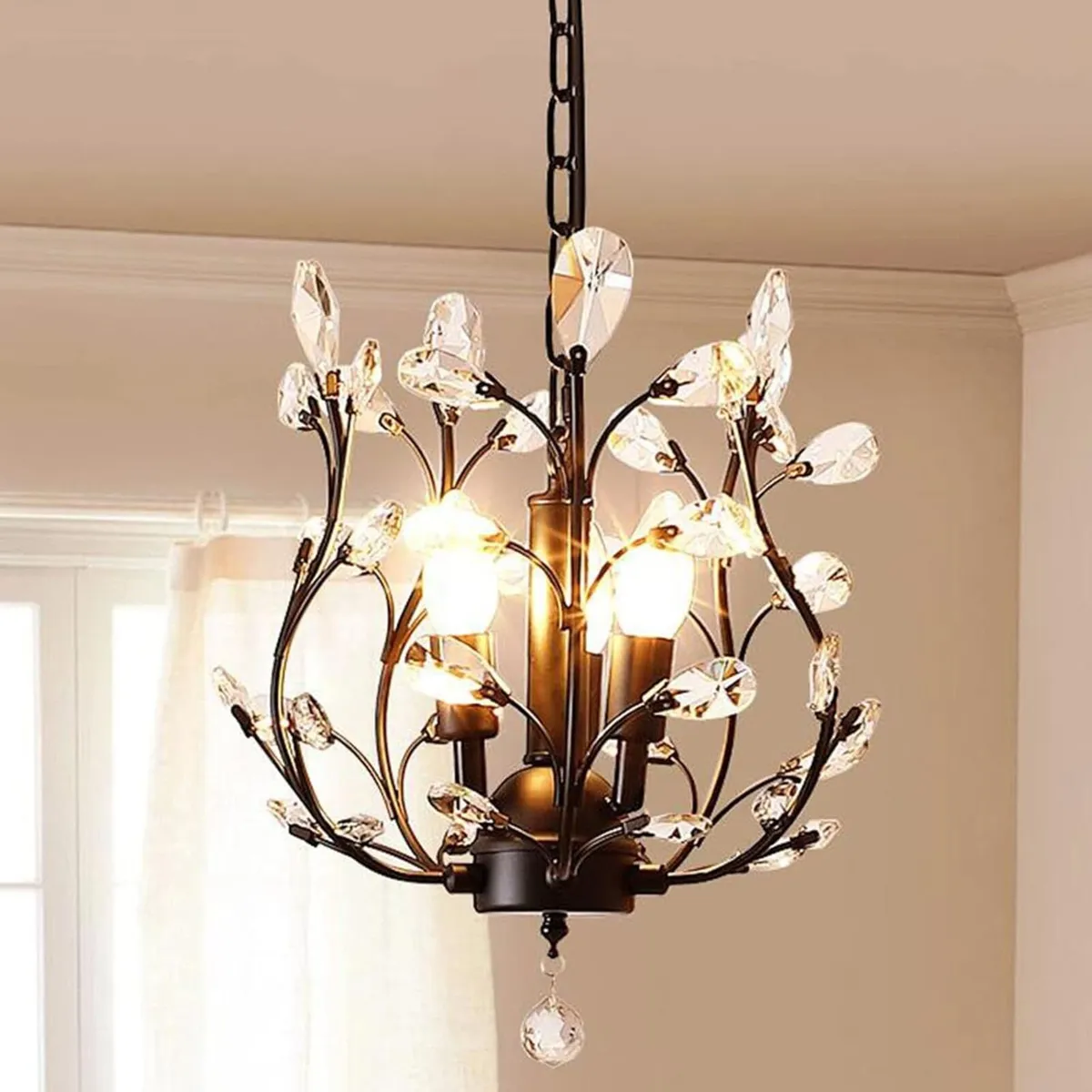 Vintage K9 Clear Crystal Chandeliers Lighting 3 - Image 1