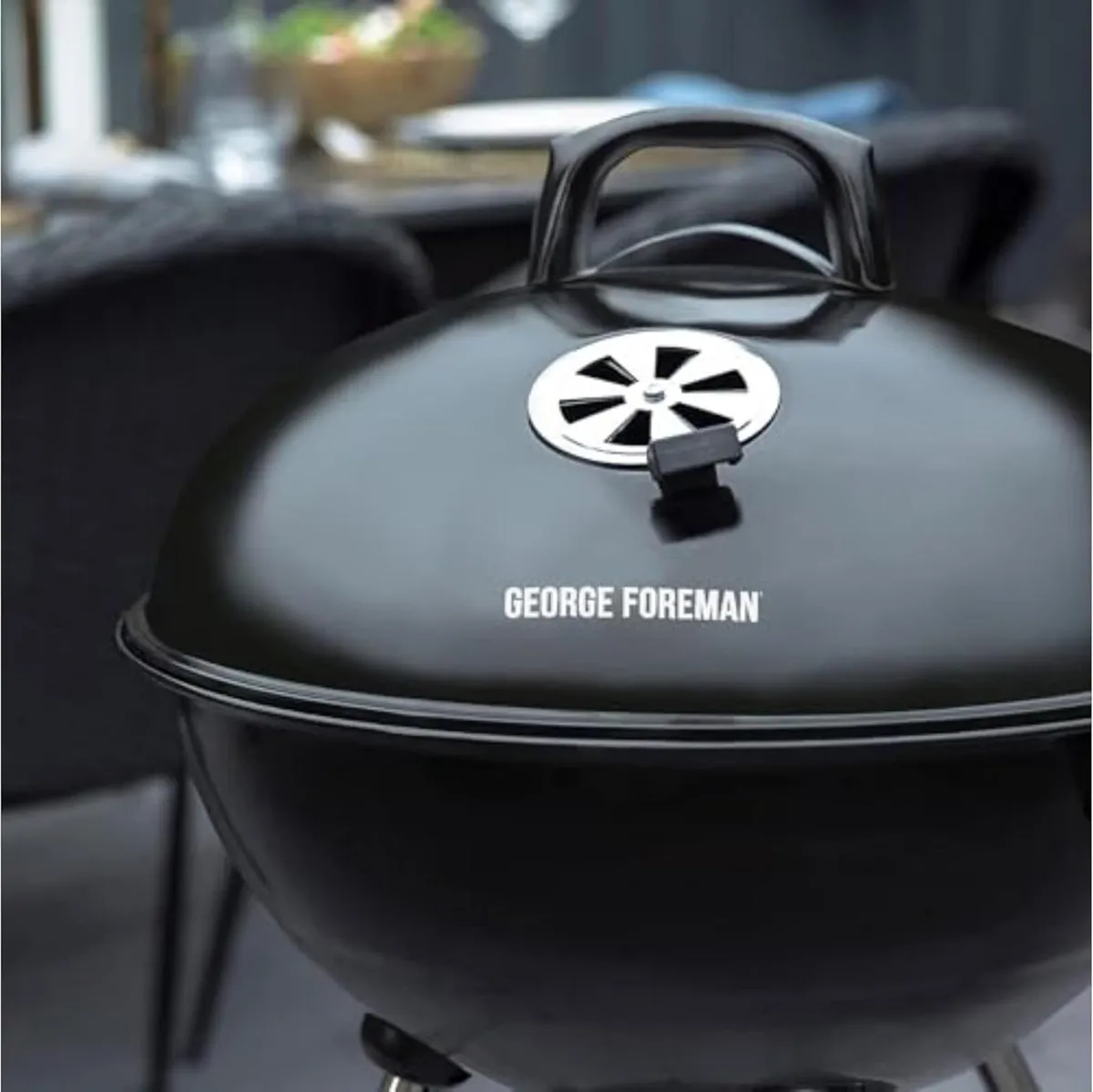 Portable Bbq Round Kettle 47.5CM Adjustable Vent - Image 4