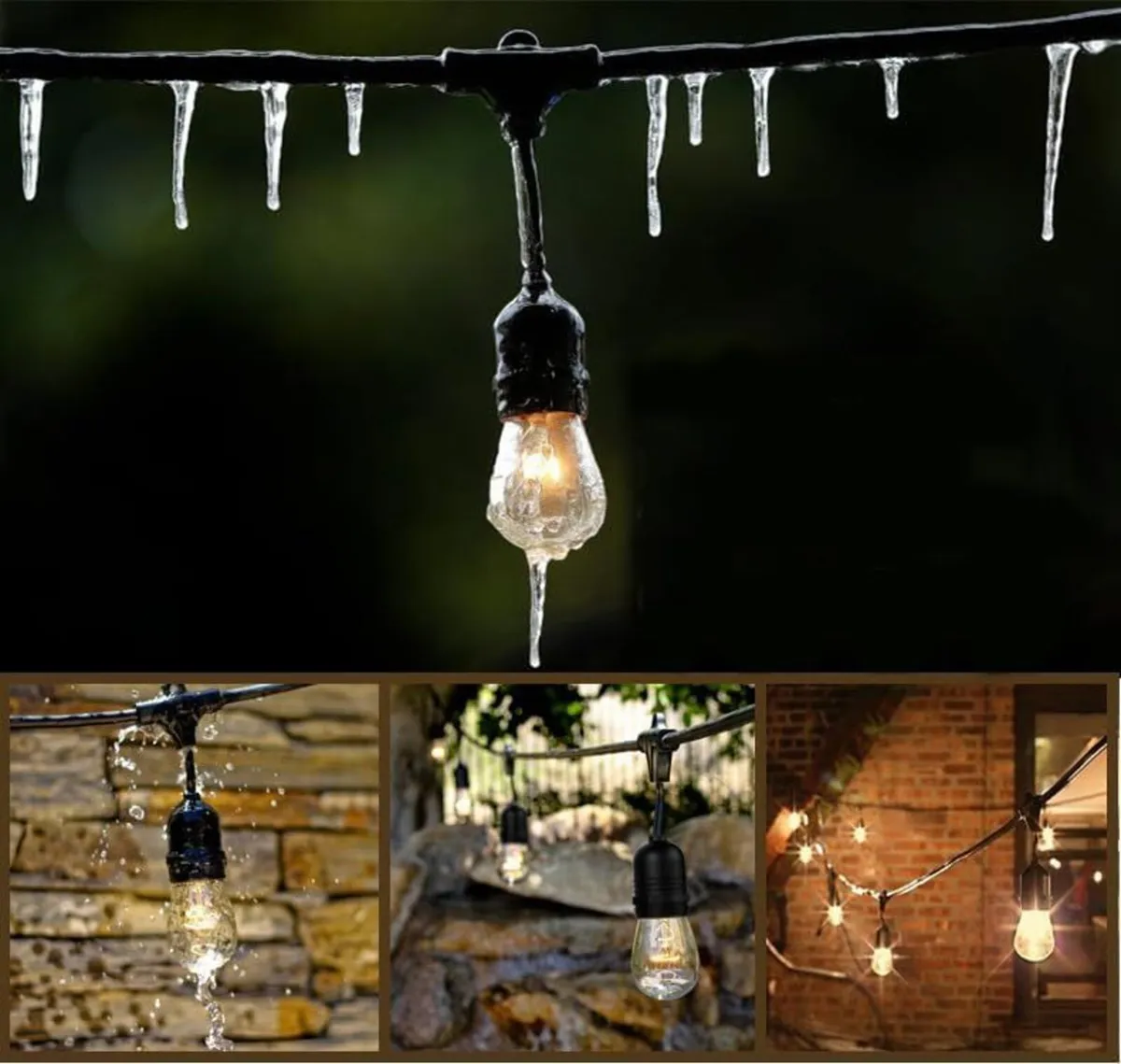 Outdoor String Lights LED 96FT 29m S14 48FT - Image 3