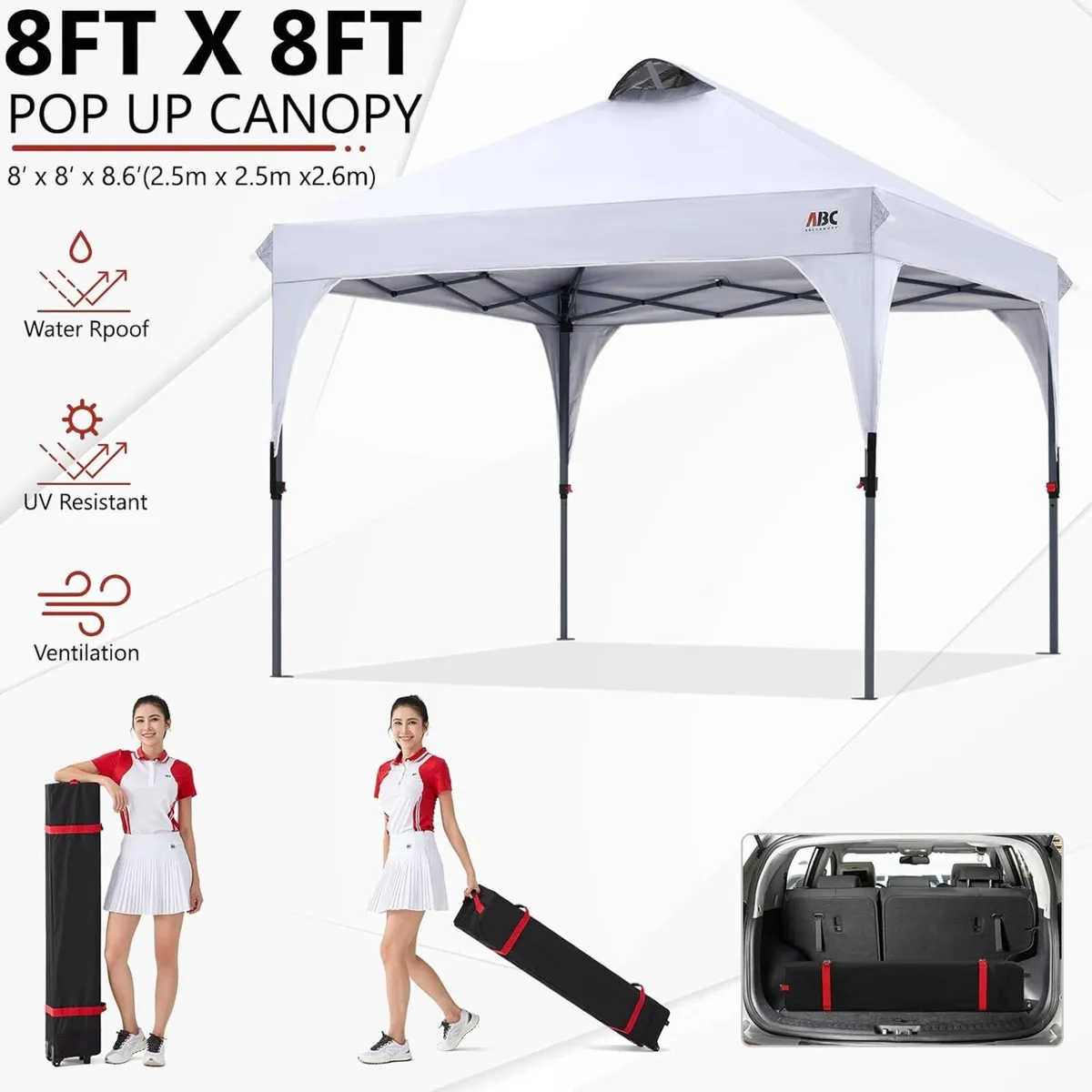 3x3m Pop-Up Gazebo Commercial with Accessories - Image 4