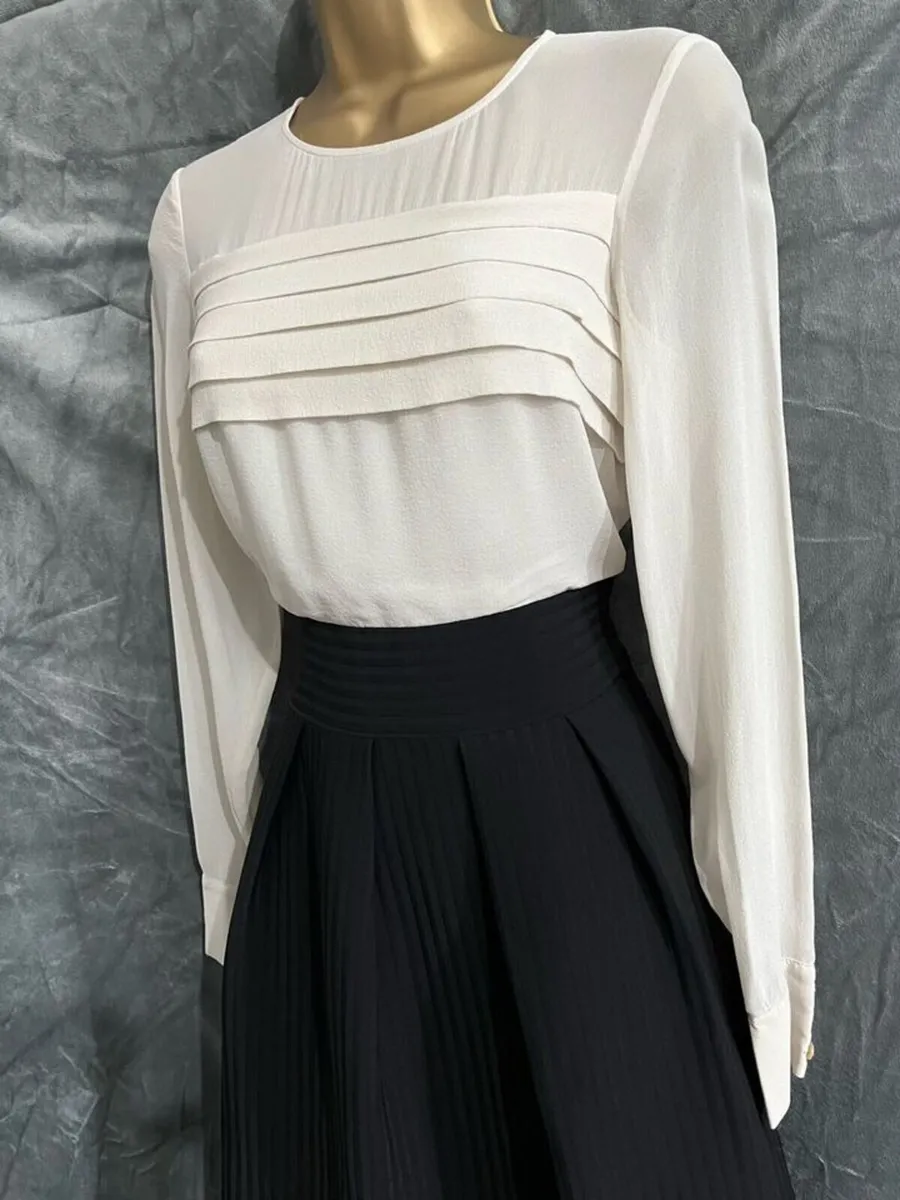 NWT Karen Millen Pintuck Dress - Image 2
