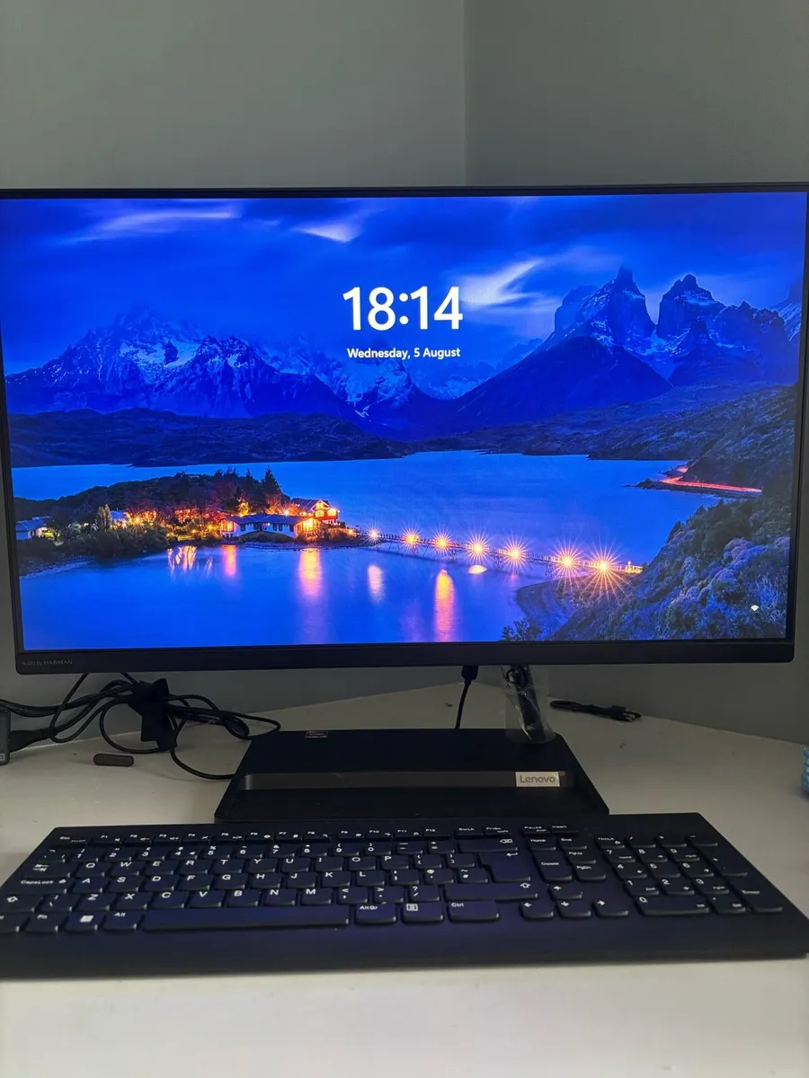 Lenovo IdeaCentre 3 AiO 27” PC Black 1TB - Image 1