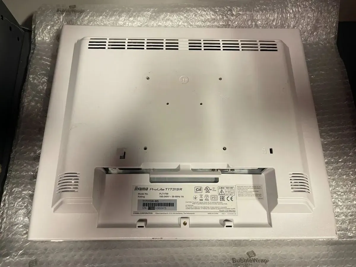 10x - 17" Touchscreen Monitors (no stands) - Image 4