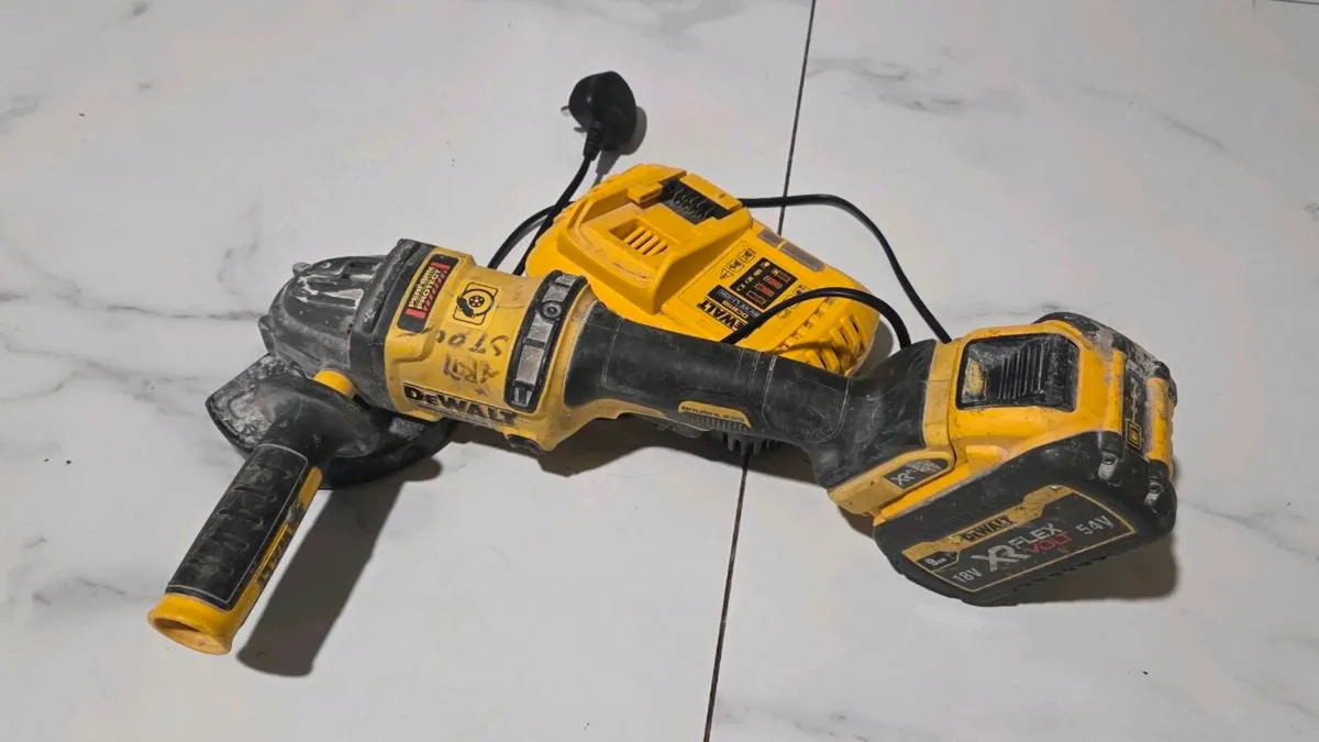 Dewalt DCG414 54V Grinder - Image 1