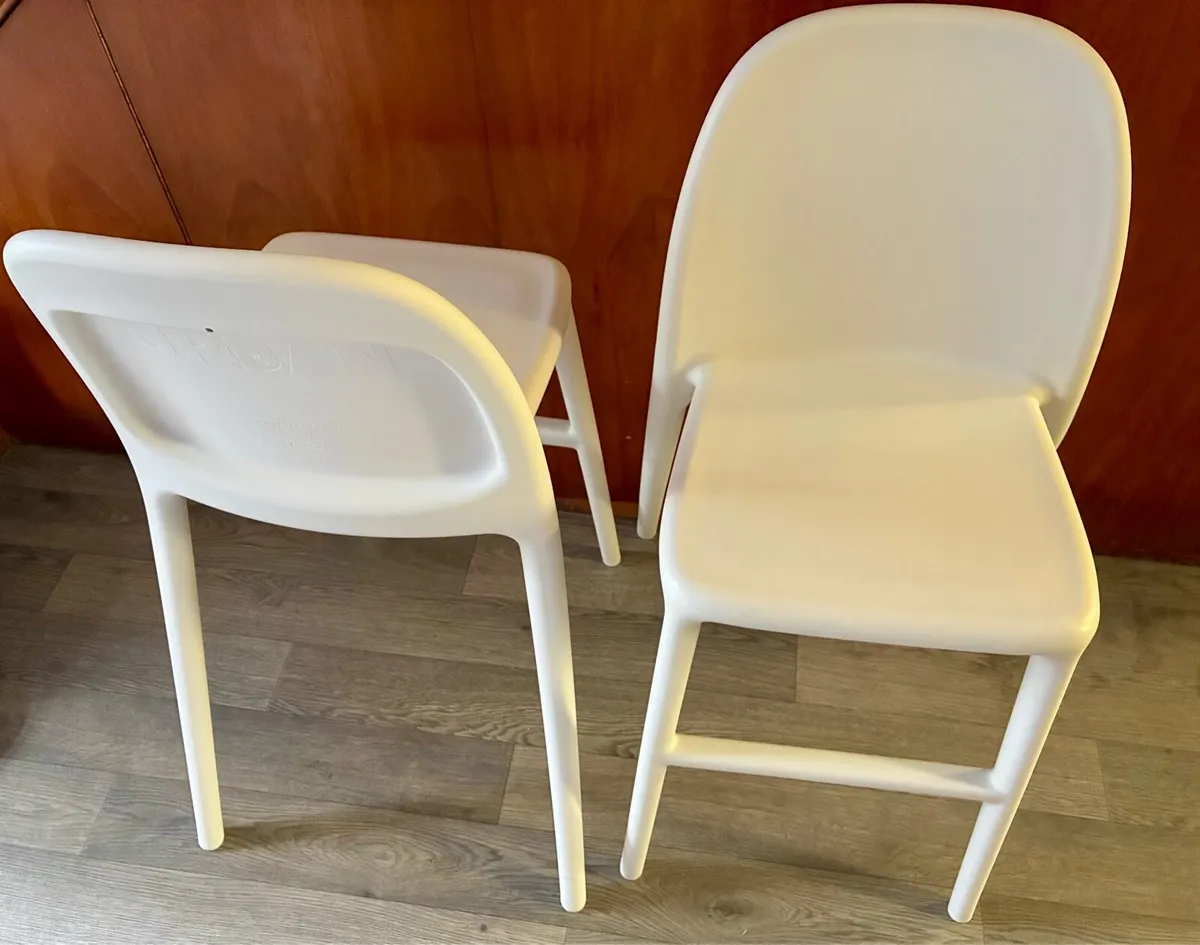 IKEA ‘urban’ white junior chair x2 - Image 1