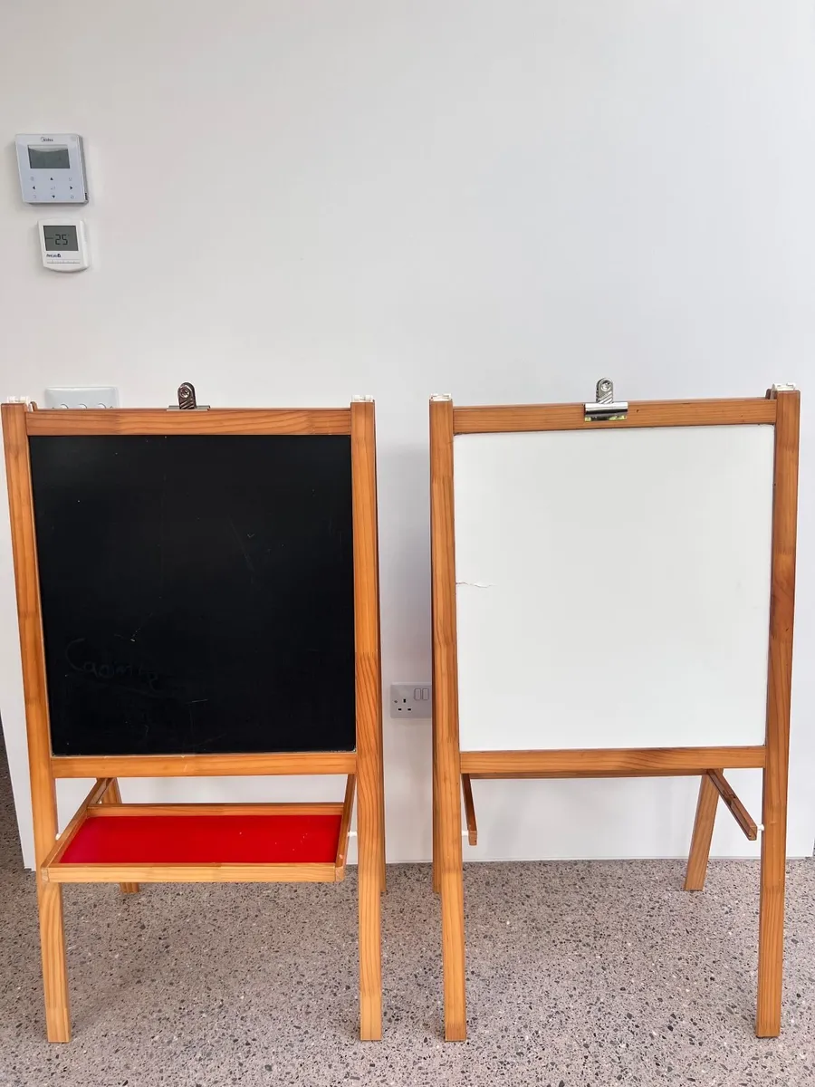Blackboard & whiteboard easel - Image 2
