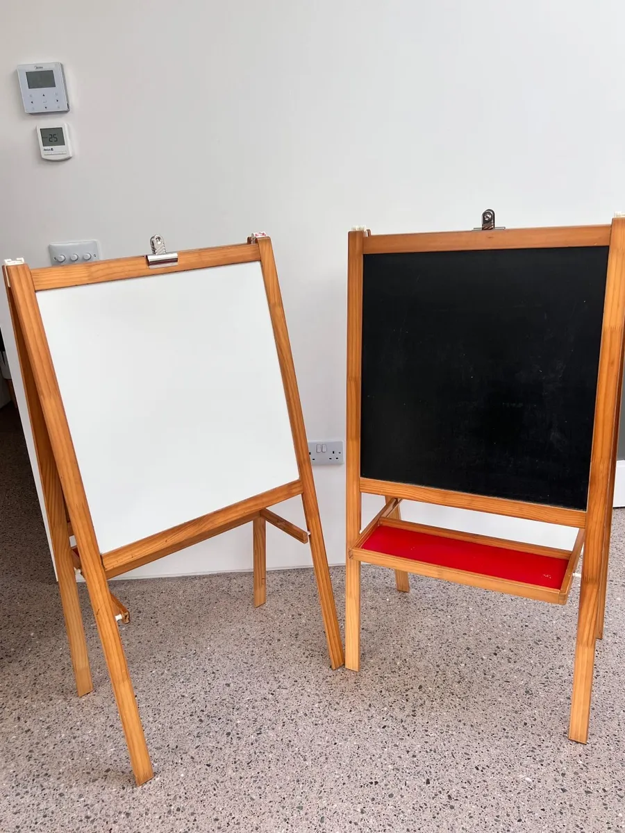 Blackboard & whiteboard easel - Image 4