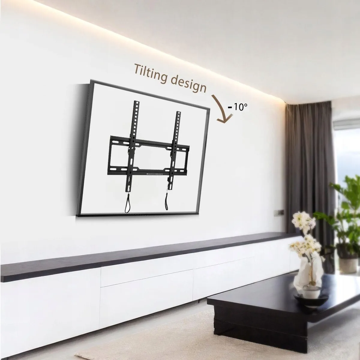 Tv Bracket Wall Mount Flat Tilt 32-70" - Image 4