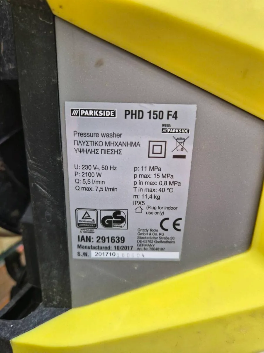 Washer pressure - Image 3