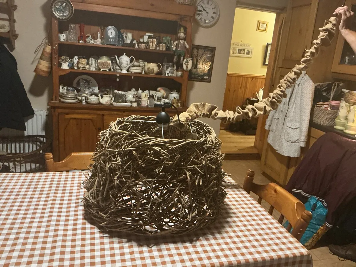 Woven lamp shade - Image 1