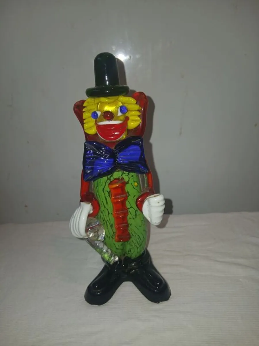 Murano art glass clown - Image 1
