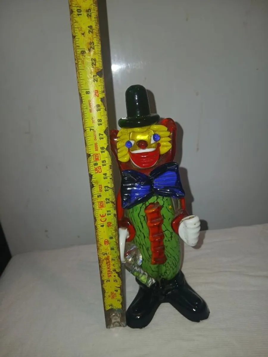Murano art glass clown - Image 2