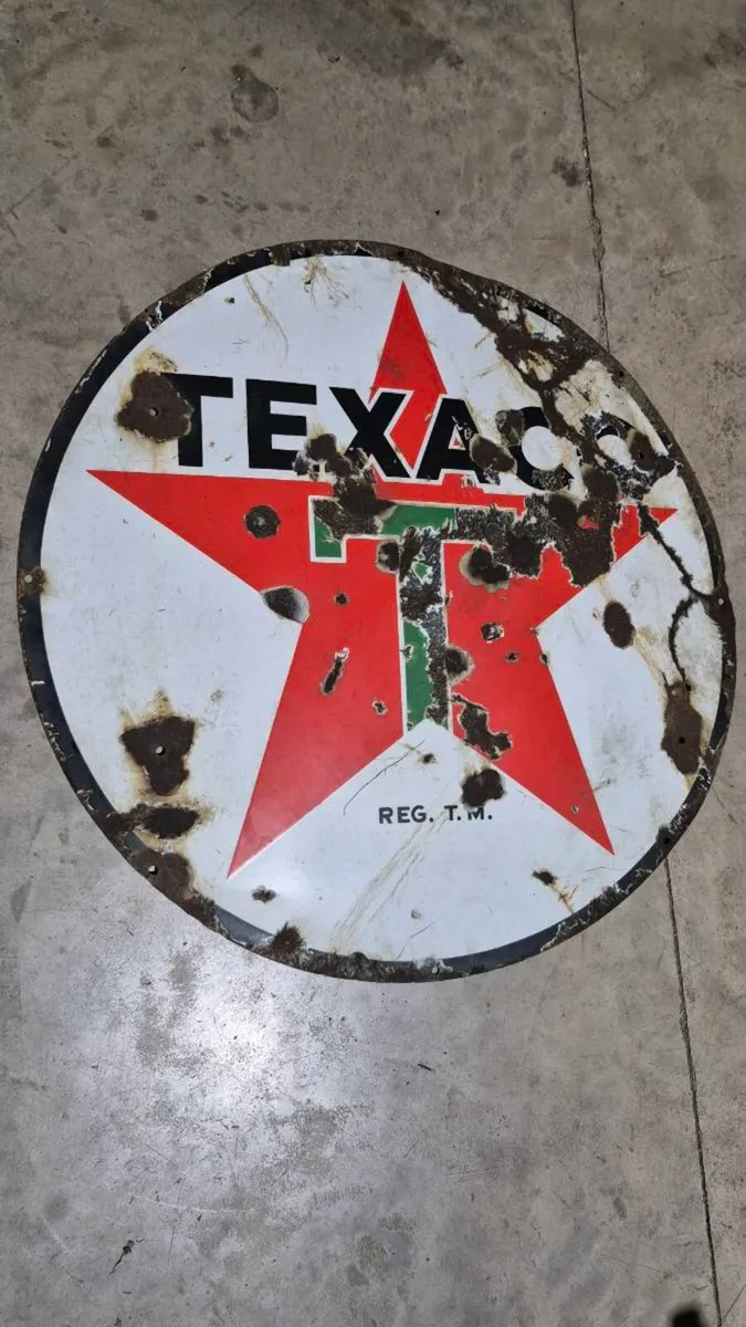 Old enamel sign - Image 1