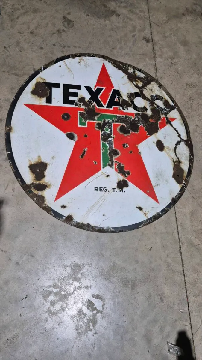 Old enamel sign - Image 2
