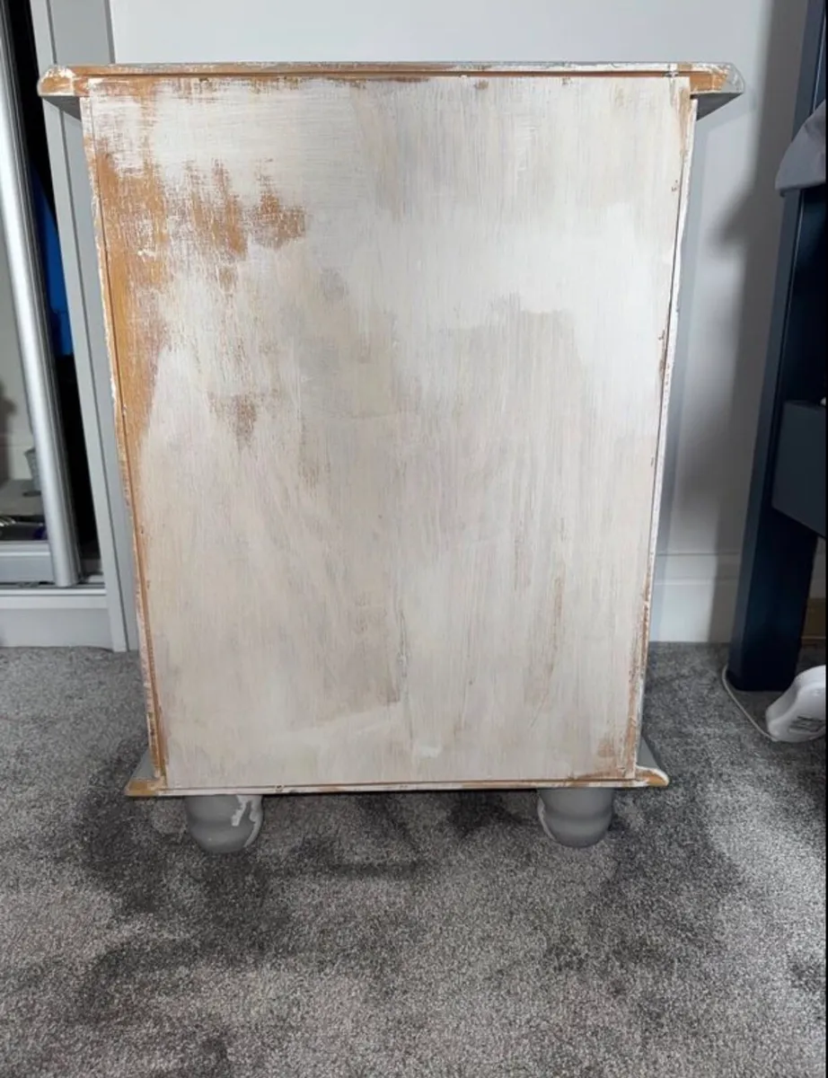 Solid Wood 3 Drawer Bedside Locker - Image 4