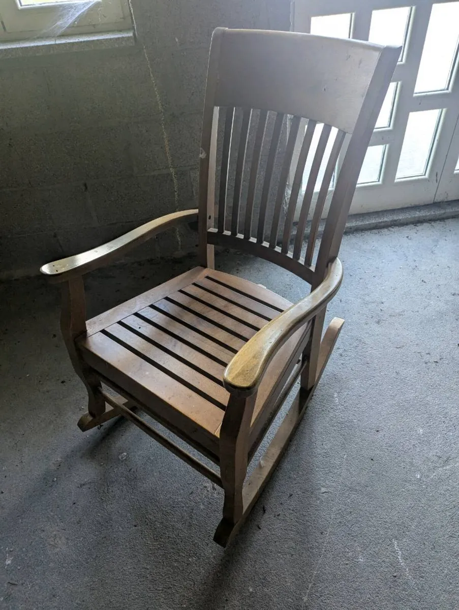Beautiful wooden Rocking chair - Image 1