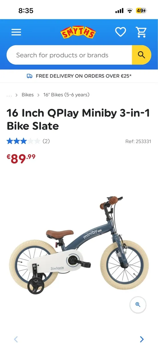 Miniby boys (4-6) bicycle - Image 4