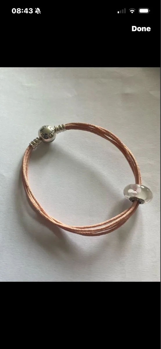 Vintage Pandora Silver Ball Bracelet - Image 1