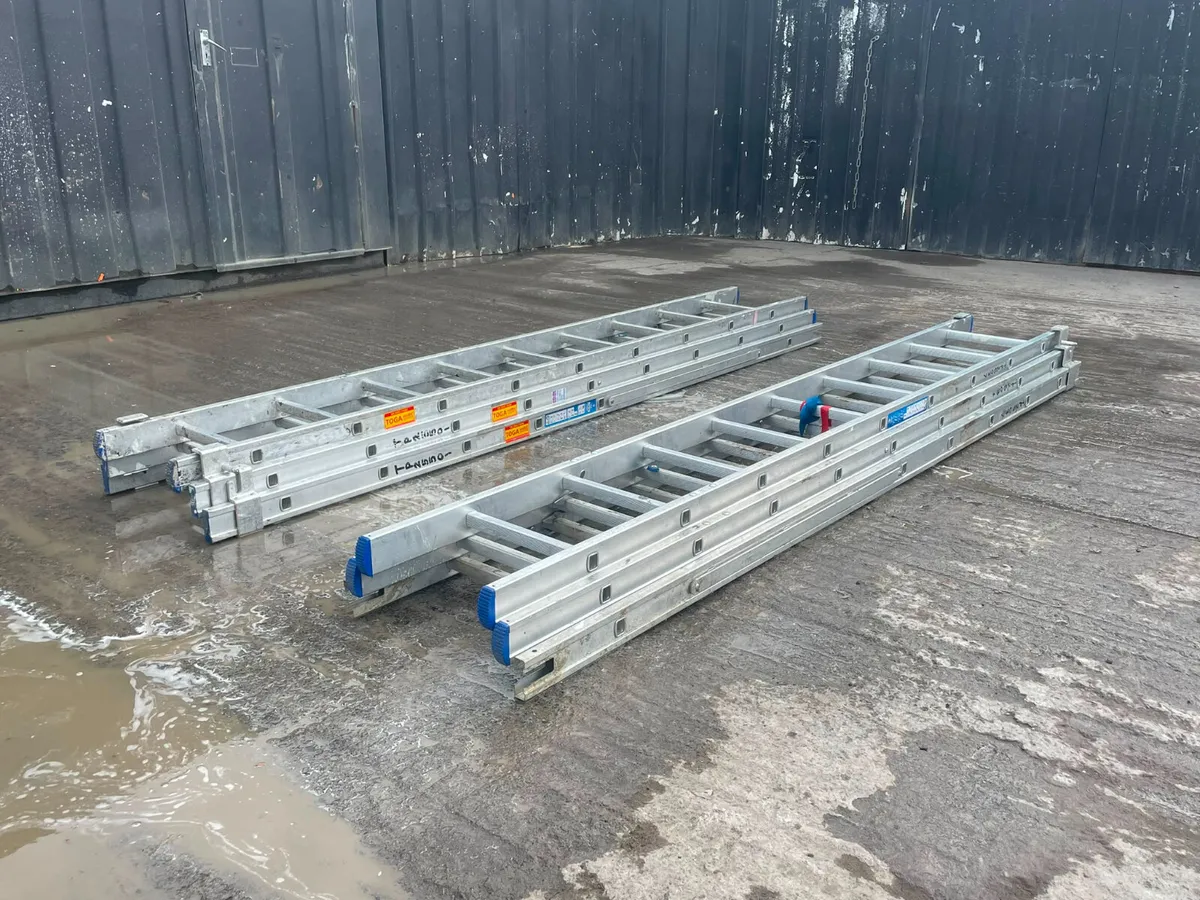 Triple Extension Aluminium Ladder - Image 1