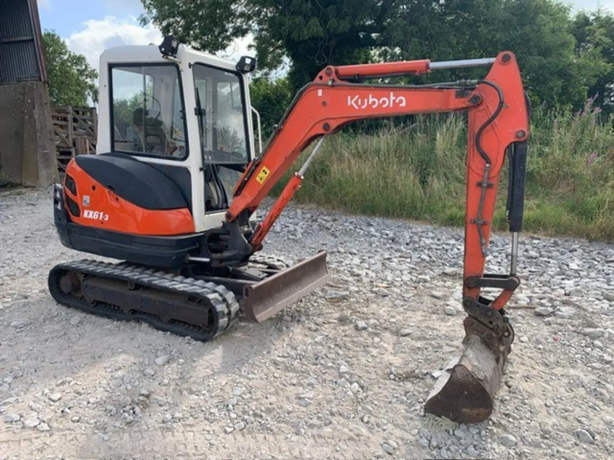 KUBOTA KX61-3 MINI DIGGER, 2012 - Image 1