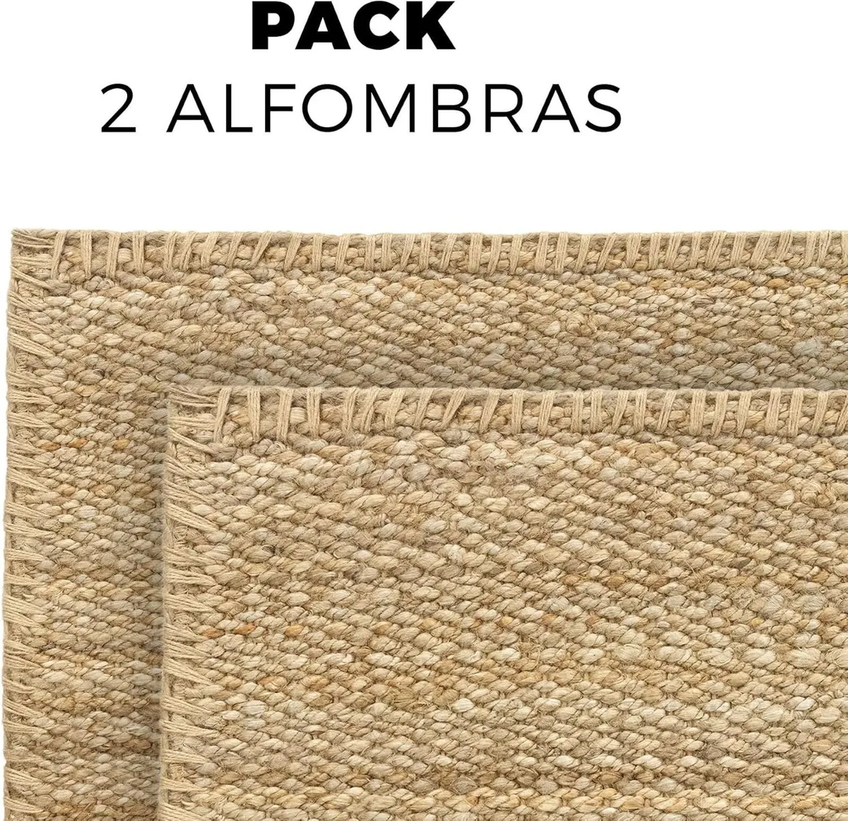Rug Jute Granada Natural Colour Area 100 - Image 3