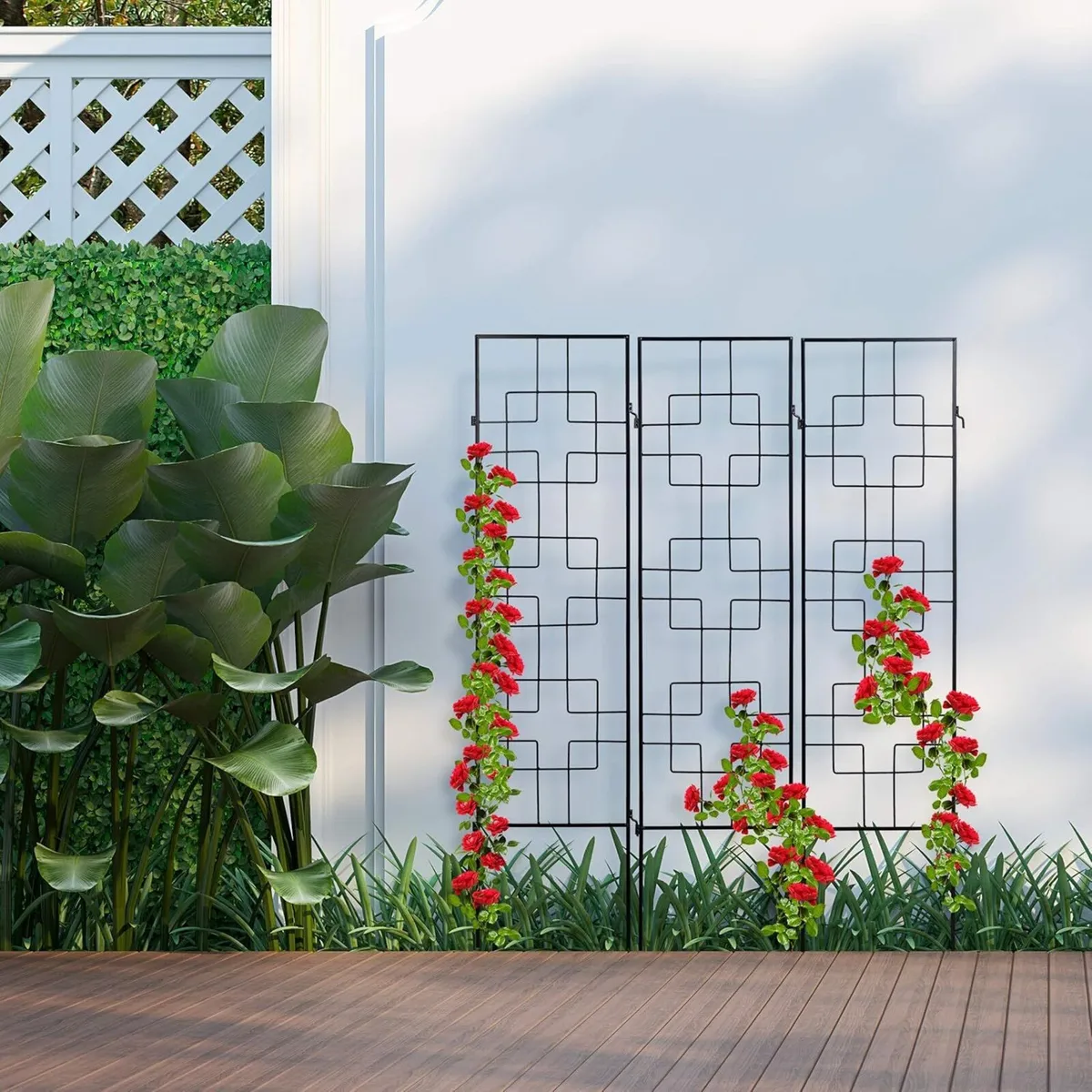 Metal Trellis Push in Support for Climbing Plants - Image 2