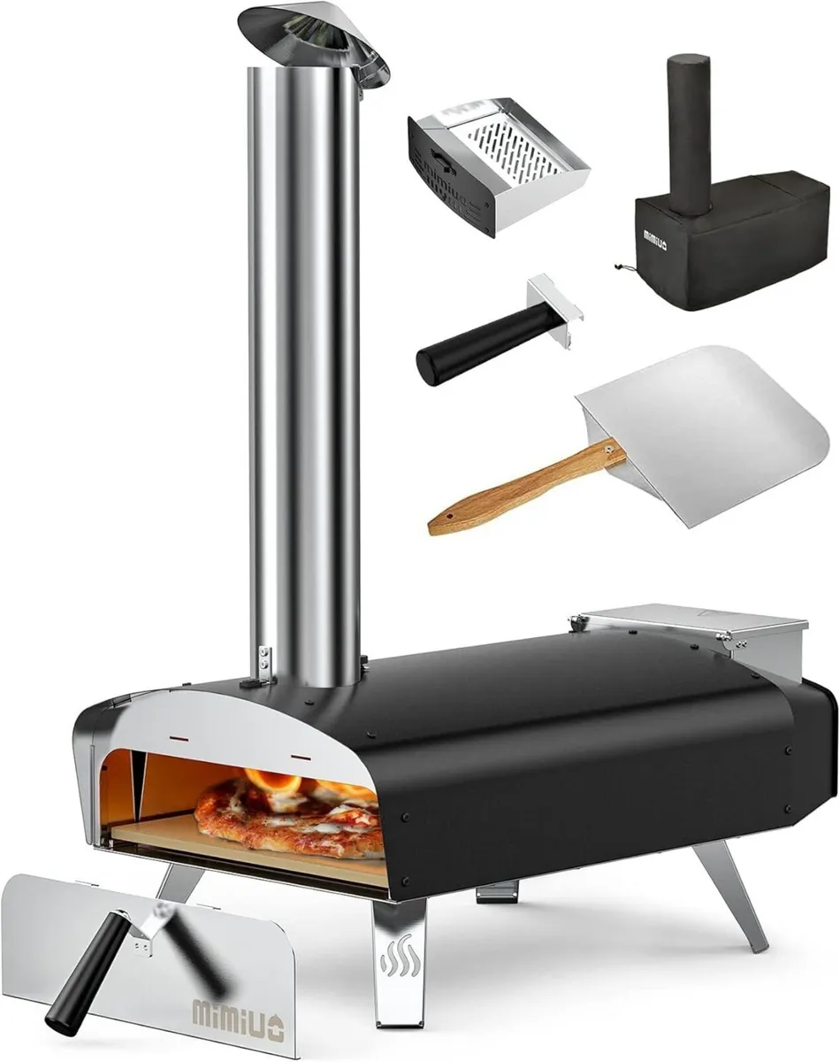 Outdoor Pellet Wood Fired Pizza Oven for Garden - Image 1