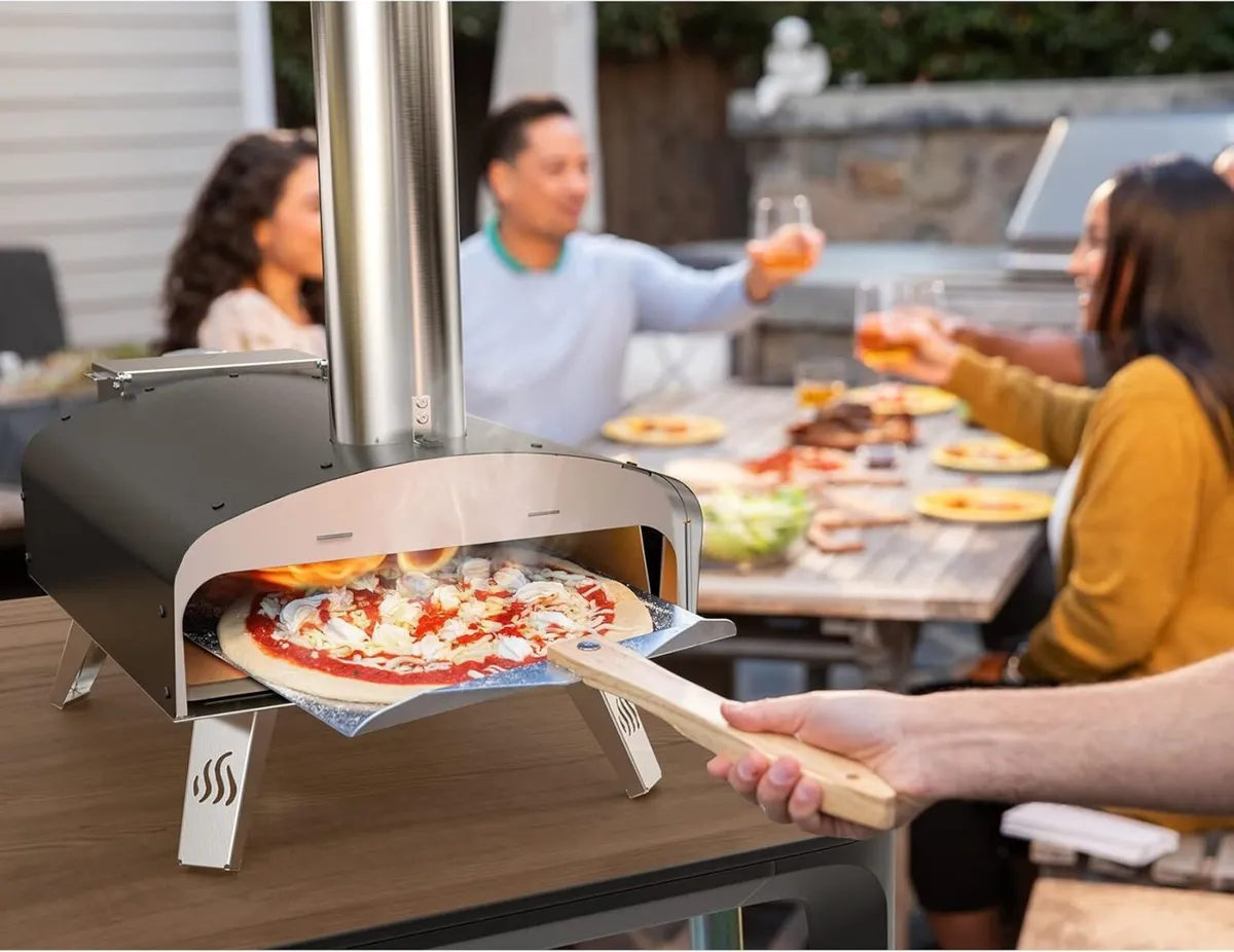 Outdoor Pellet Wood Fired Pizza Oven for Garden - Image 2