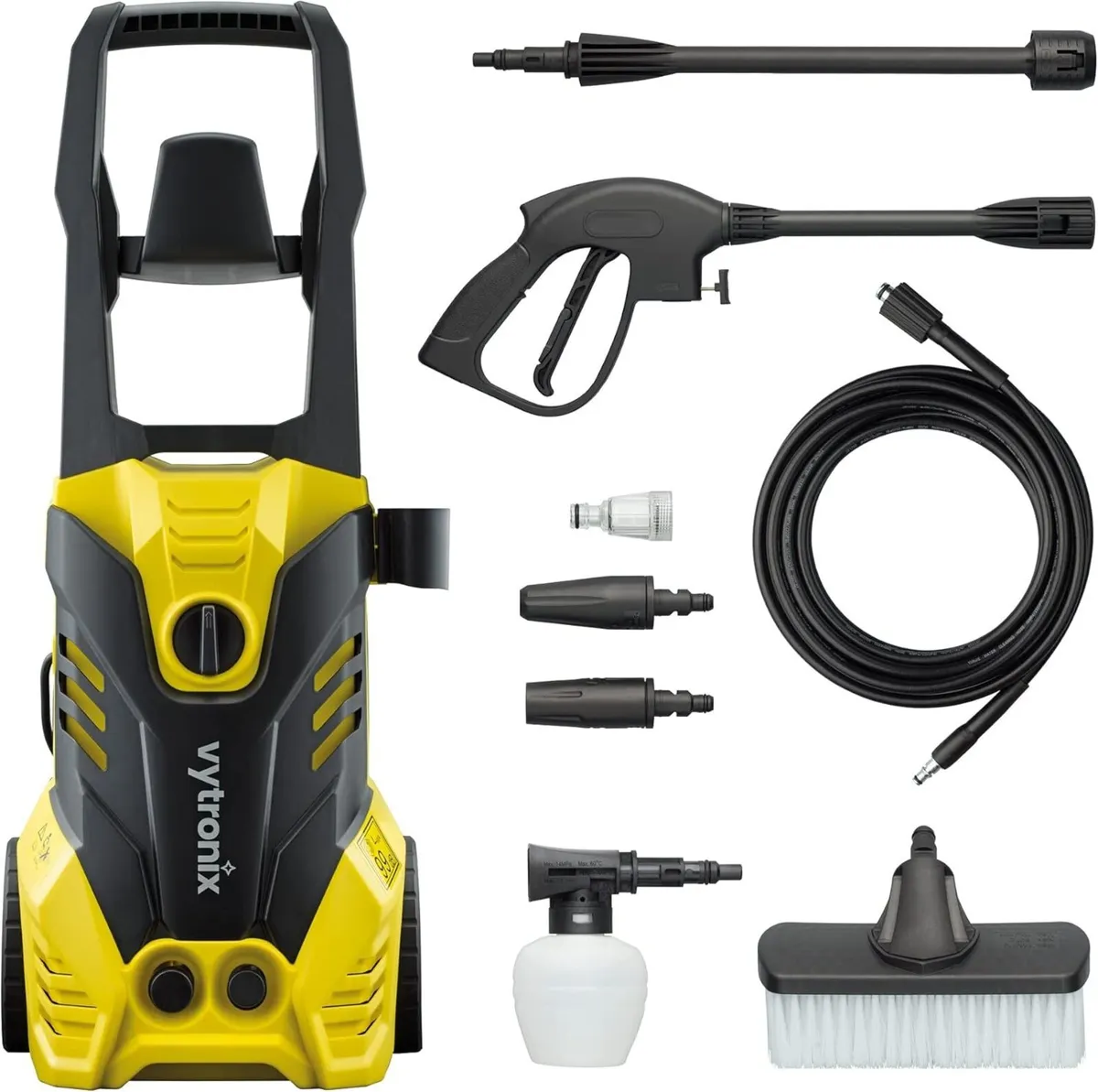 Powerful Electric Pressure Washer 1800W 135 Bar - Image 1