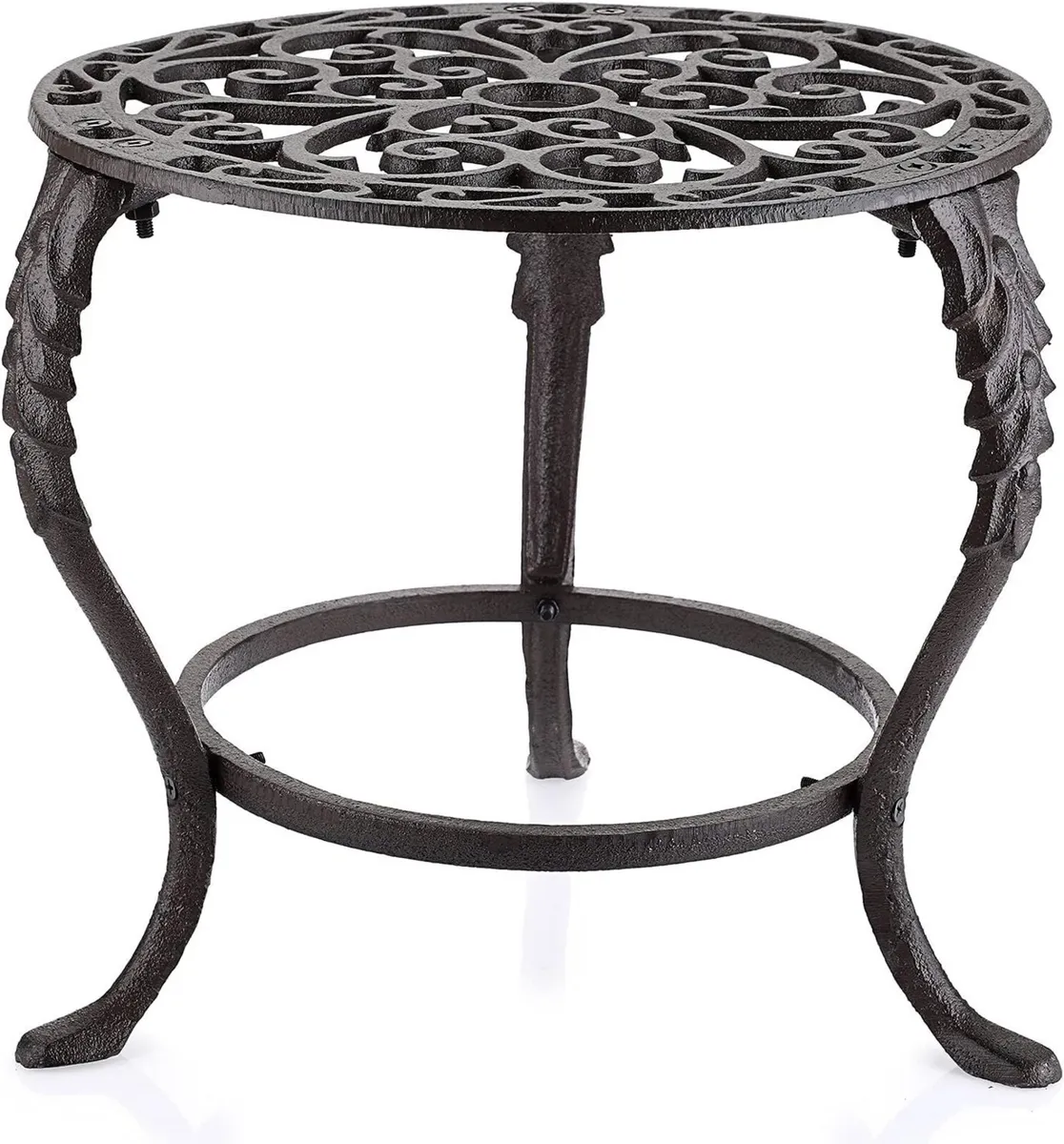 Heavy Duty Cast Iron Plant Stand Rust Proof - Image 1