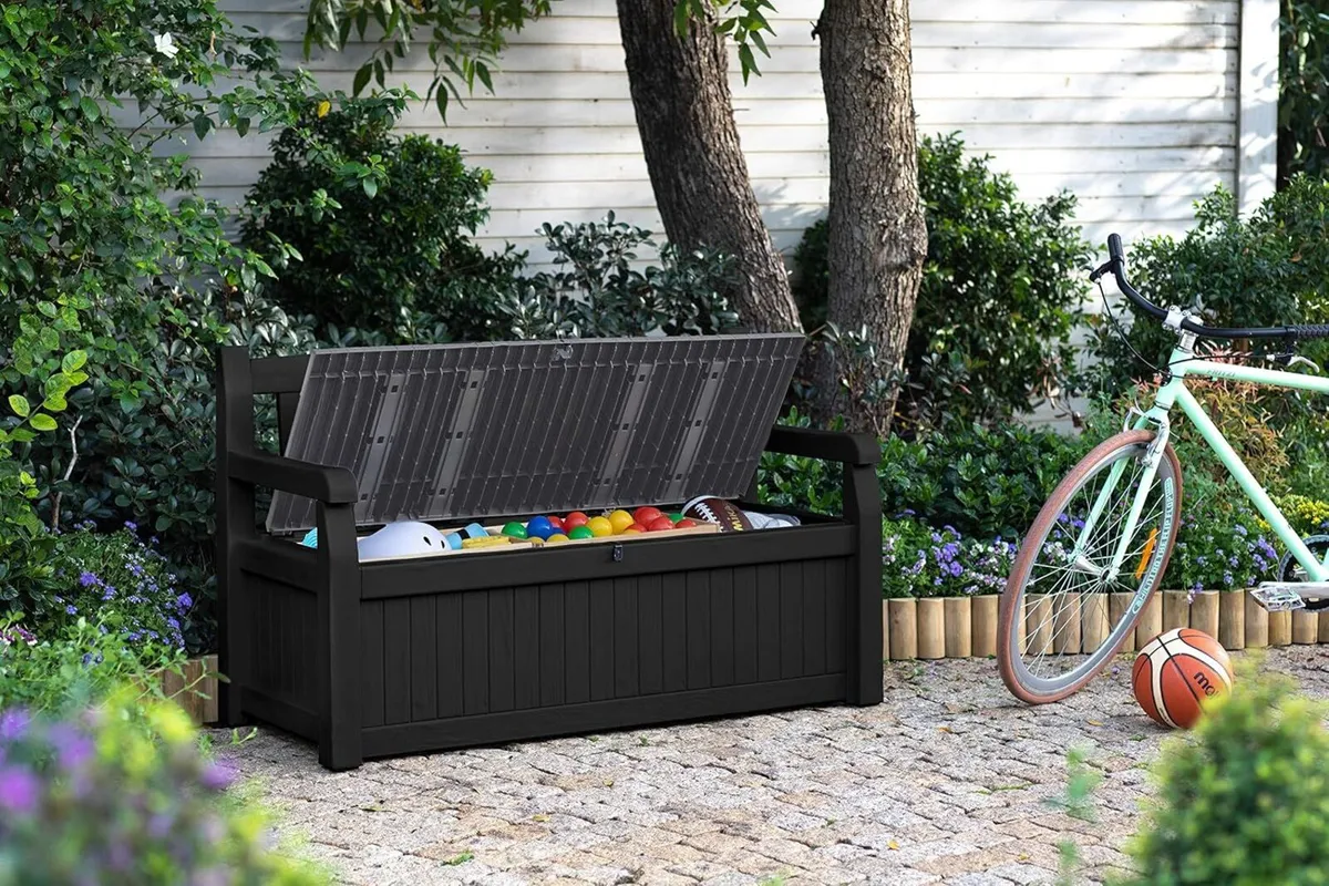 Bench Outdoor Storage Box Garden Furniture - Image 2