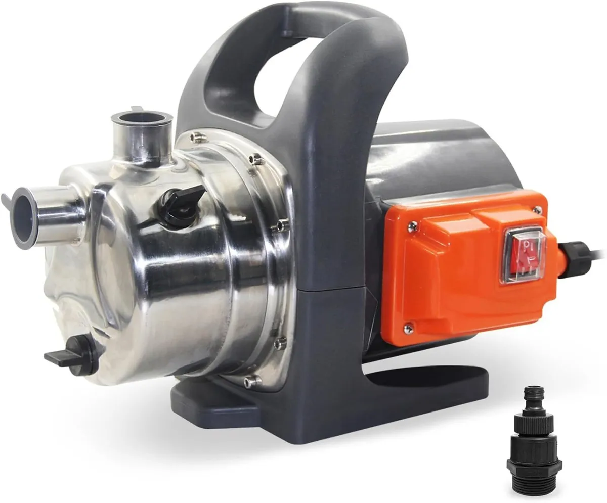 1200W Portable Garden Booster Jet Pump 3500L H - Image 1