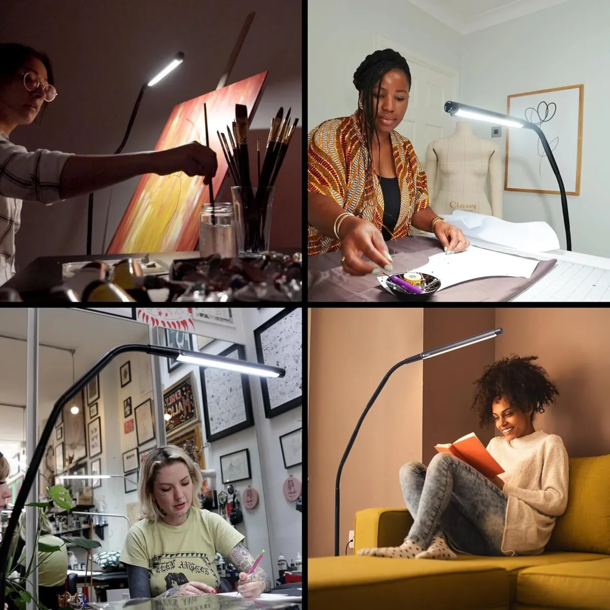 Modern LED Floor Lamp with 3 Colour Temperatures - Image 4