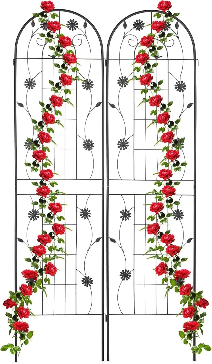 Garden Trellis Hxw 200 X 50CM Metal (Set of 2) - Image 1