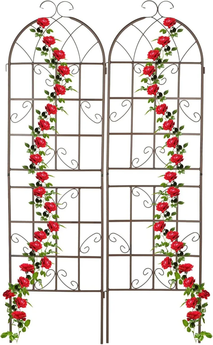 Garden Trellis 179 X 52CM Metal Support (Set of 2) - Image 1