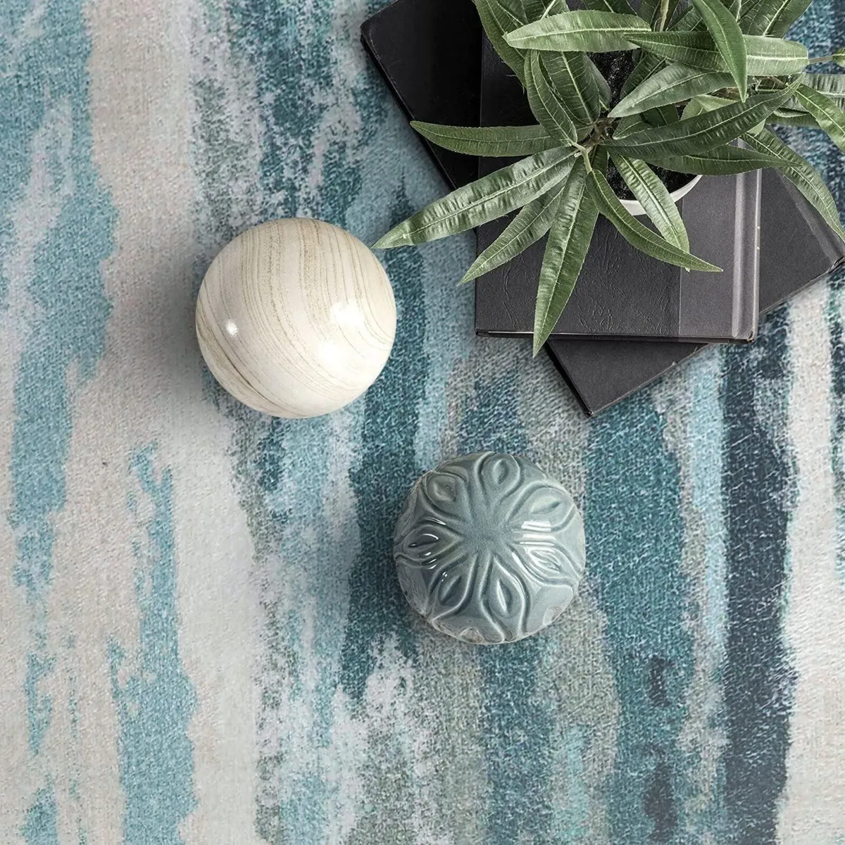 Area Rugs Vintage Abstract Rug Home Modern Chic - Image 3